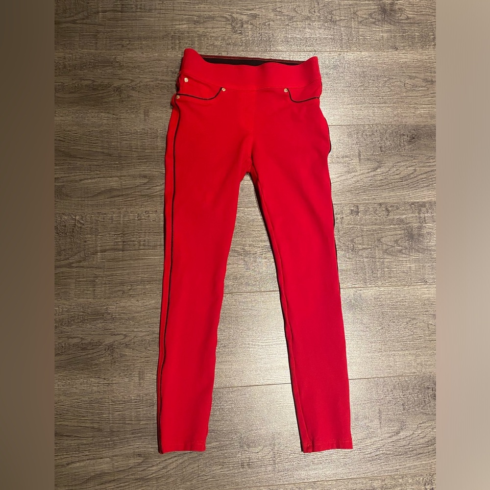 Red Nygard slims jeggings size small 6-8 - Picture 3 of 9